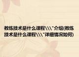 教练技术是什么课程\