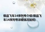 极品飞车14序列号介绍(极品飞车14序列号详细情况如何)