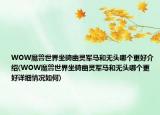WOW魔兽世界坐骑幽灵军马和无头哪个更好介绍(WOW魔兽世界坐骑幽灵军马和无头哪个更好详细情况如何)