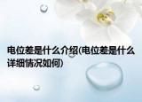 电位差是什么介绍(电位差是什么详细情况如何)