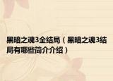 黑暗之魂3全结局（黑暗之魂3结局有哪些简介介绍）