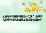从青岛劳动保障网查退休工资介绍(从青岛劳动保障网查退休工资详细情况如何)