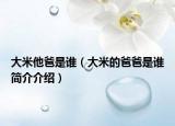大米他爸是谁（大米的爸爸是谁简介介绍）