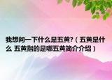 我想问一下什么是五黄?（五黄是什么 五黄指的是哪五黄简介介绍）