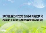 梦幻西游力天宫怎么加点介绍(梦幻西游力天宫怎么加点详细情况如何)