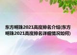 东方明珠2021高度排名介绍(东方明珠2021高度排名详细情况如何)