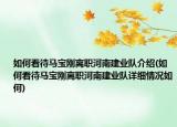 如何看待马宝刚离职河南建业队介绍(如何看待马宝刚离职河南建业队详细情况如何)