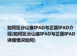 如何区分山寨IPAD与正版IPAD介绍(如何区分山寨IPAD与正版IPAD详细情况如何)