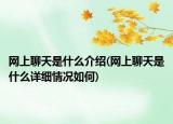 网上聊天是什么介绍(网上聊天是什么详细情况如何)
