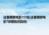 这是哪部电影?介绍(这是哪部电影?详细情况如何)