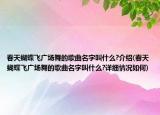 春天蝴蝶飞广场舞的歌曲名字叫什么?介绍(春天蝴蝶飞广场舞的歌曲名字叫什么?详细情况如何)