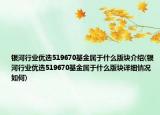 银河行业优选519670基金属于什么版块介绍(银河行业优选519670基金属于什么版块详细情况如何)