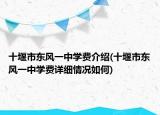十堰市东风一中学费介绍(十堰市东风一中学费详细情况如何)
