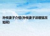 孙悦妻子介绍(孙悦妻子详细情况如何)