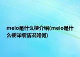 melo是什么梗介绍(melo是什么梗详细情况如何)