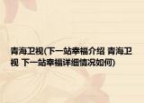 青海卫视(下一站幸福介绍 青海卫视 下一站幸福详细情况如何)