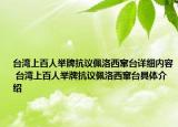 台湾上百人举牌抗议佩洛西窜台详细内容 台湾上百人举牌抗议佩洛西窜台具体介绍