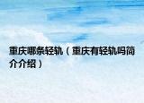 重庆哪条轻轨（重庆有轻轨吗简介介绍）