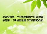 吴镇宇的第一个电视剧是哪个介绍(吴镇宇的第一个电视剧是哪个详细情况如何)