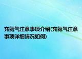 充氮气注意事项介绍(充氮气注意事项详细情况如何)