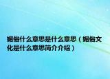媚俗什么意思是什么意思（媚俗文化是什么意思简介介绍）