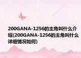 200GANA-1256的主角叫什么介绍(200GANA-1256的主角叫什么详细情况如何)
