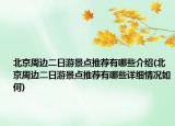 北京周边二日游景点推荐有哪些介绍(北京周边二日游景点推荐有哪些详细情况如何)