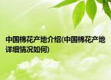 中国棉花产地介绍(中国棉花产地详细情况如何)