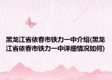 黑龙江省依春市铁力一中介绍(黑龙江省依春市铁力一中详细情况如何)