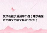 梵净山位于贵州哪个县（梵净山在贵州哪个市哪个县简介介绍）