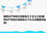 顺风妇产科院长到底有几个女儿介绍(顺风妇产科院长到底有几个女儿详细情况如何)