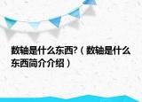 数轴是什么东西?（数轴是什么东西简介介绍）