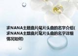 求NANA主题曲片尾片头曲的名字介绍(求NANA主题曲片尾片头曲的名字详细情况如何)