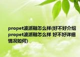 propet波派鞋怎么样(好不好介绍 propet波派鞋怎么样 好不好详细情况如何)