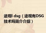 途观l dsg（途观有DSG技术吗简介介绍）
