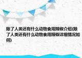 除了人类还有什么动物食用辣椒介绍(除了人类还有什么动物食用辣椒详细情况如何)