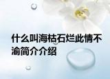 什么叫海枯石烂此情不渝简介介绍