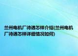 兰州电机厂待遇怎样介绍(兰州电机厂待遇怎样详细情况如何)
