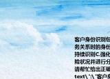 客户身份识别包括以下哪些环节()A.建立业务关系时的身份识别B.交易监测和客户身份持续识别C.强化识别客户身份D.评估客户风险状况并进行分类管理此题为多项选择题请帮忙给出正确答案和分析谢谢