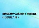 陌陌群是什么意思啊（陌陌群是什么简介介绍）