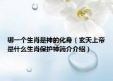 哪一个生肖是神的化身（玄天上帝是什么生肖保护神简介介绍）