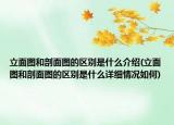 立面图和剖面图的区别是什么介绍(立面图和剖面图的区别是什么详细情况如何)