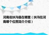 河南省扶沟县在哪里（扶沟在河南哪个位置简介介绍）