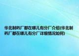 华北制药厂都在哪儿有分厂介绍(华北制药厂都在哪儿有分厂详细情况如何)