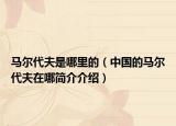 马尔代夫是哪里的（中国的马尔代夫在哪简介介绍）