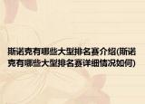 斯诺克有哪些大型排名赛介绍(斯诺克有哪些大型排名赛详细情况如何)