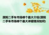 濮阳二手车市场哪个最大介绍(濮阳二手车市场哪个最大详细情况如何)