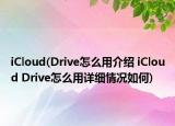 iCloud(Drive怎么用介绍 iCloud Drive怎么用详细情况如何)