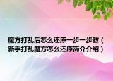 魔方打乱后怎么还原一步一步教（新手打乱魔方怎么还原简介介绍）