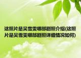 这照片是吴雪雯哪部剧照介绍(这照片是吴雪雯哪部剧照详细情况如何)